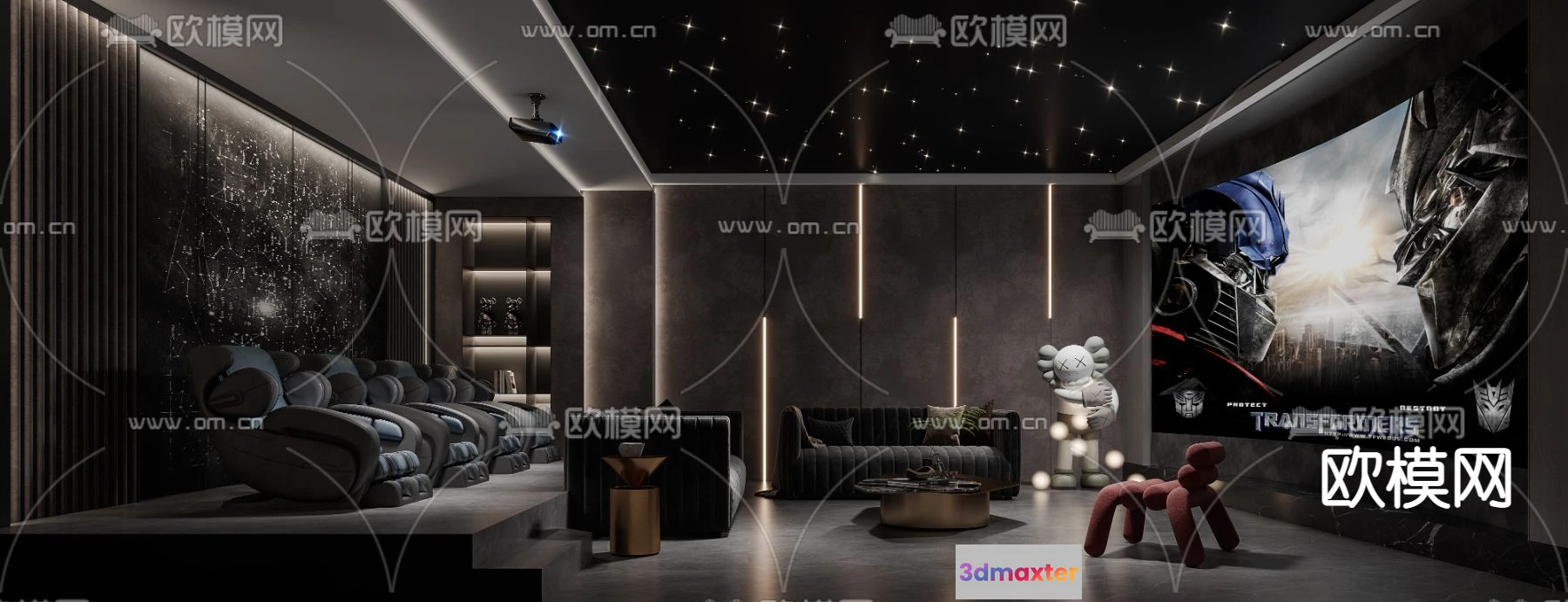 1241084 - PLAYROOM - CORONA - 3D MODEL - 1666