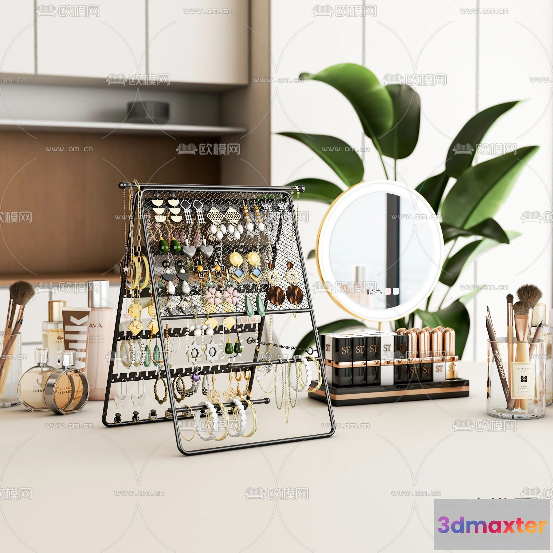 1244216 - INTERIOR - JEWELLERY - VRAY  CORONA - 3D MODEL - 3232