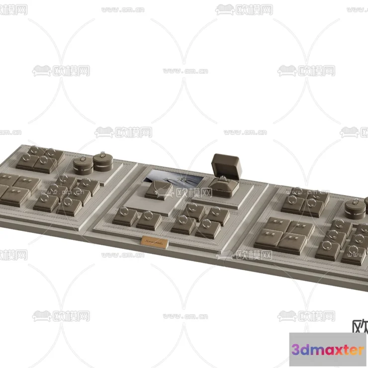 1244226 - INTERIOR - JEWELLERY - VRAY  CORONA - 3D MODEL - 3237