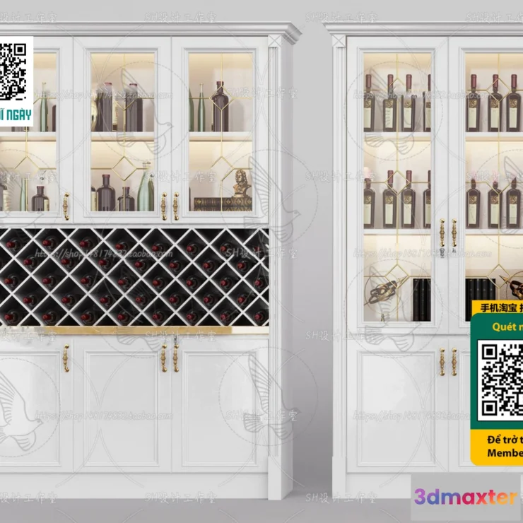 1248226 - INTERIOR - WINE SHOP - VRAY  CORONA - 3D MODEL - 5237