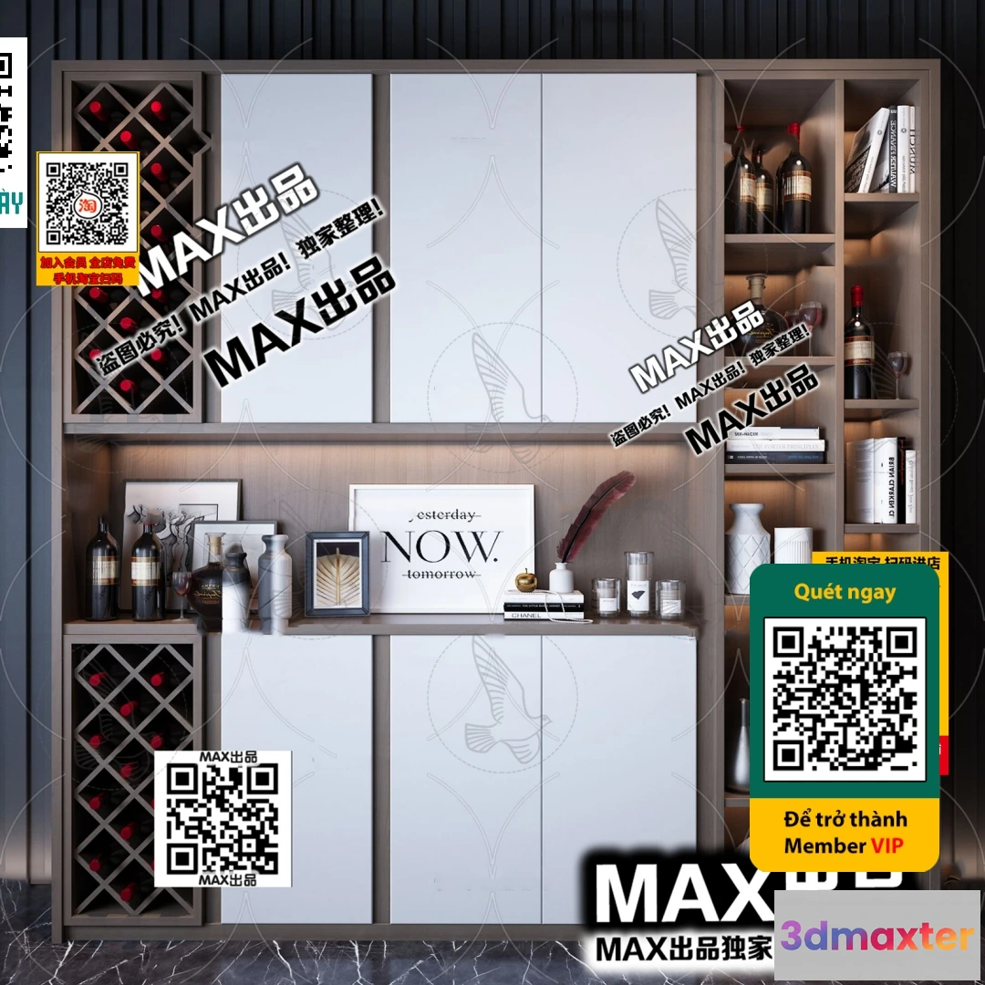 1249322 - INTERIOR - WINE SHOP - VRAY  CORONA - 3D MODEL - 5785