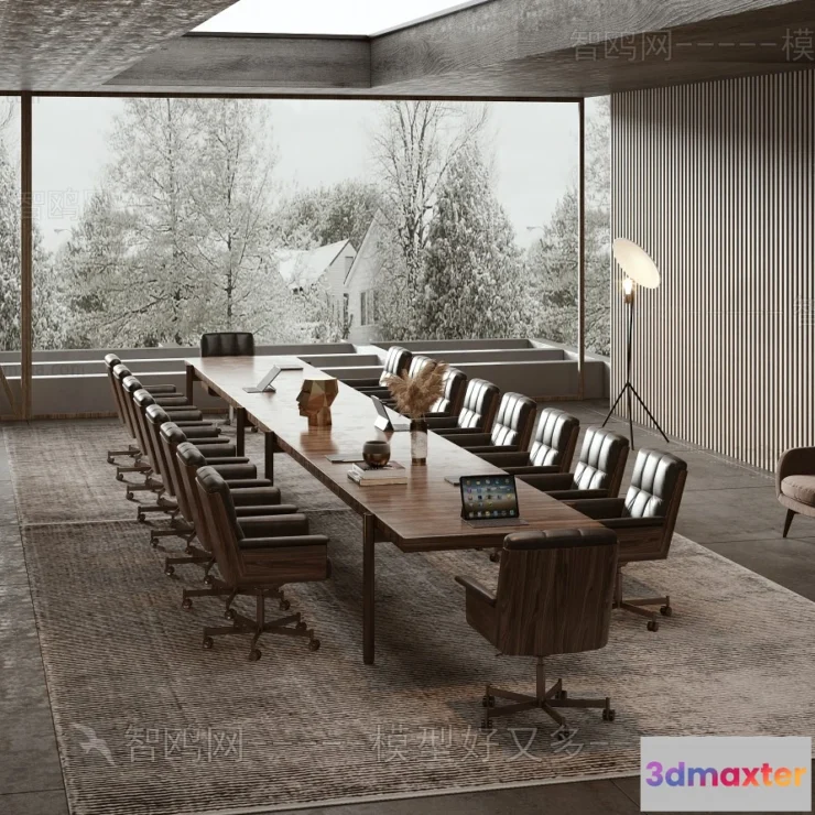 1358381 - Meeting Room 3D Scene - Interior Design - 079 3D Max