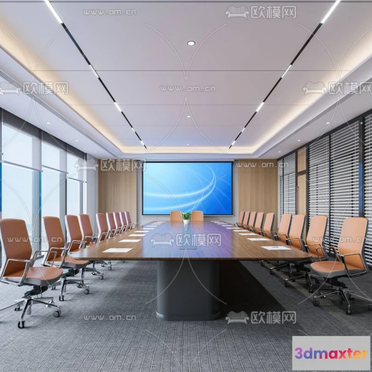 1358429 - Meeting Room 3D Scene - Interior Design - 080 3D Max