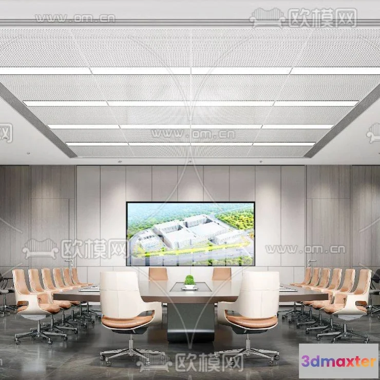 1358558 - Meeting Room 3D Scene - Interior Design - 082 3D Max