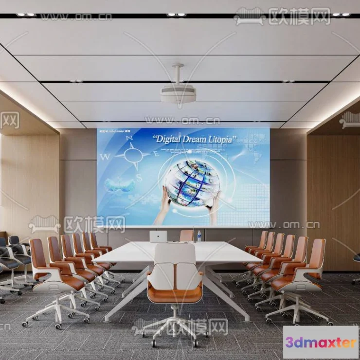 1358754 - Meeting Room 3D Scene - Interior Design - 085 3D Max