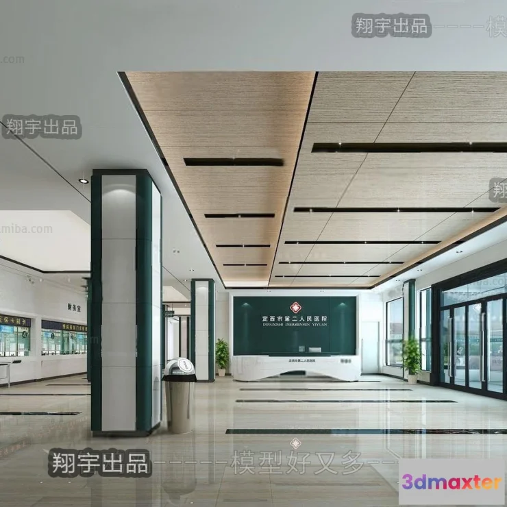 1358858 - Hospital 3D Interior Scene - 3D Models - 012 3D Max