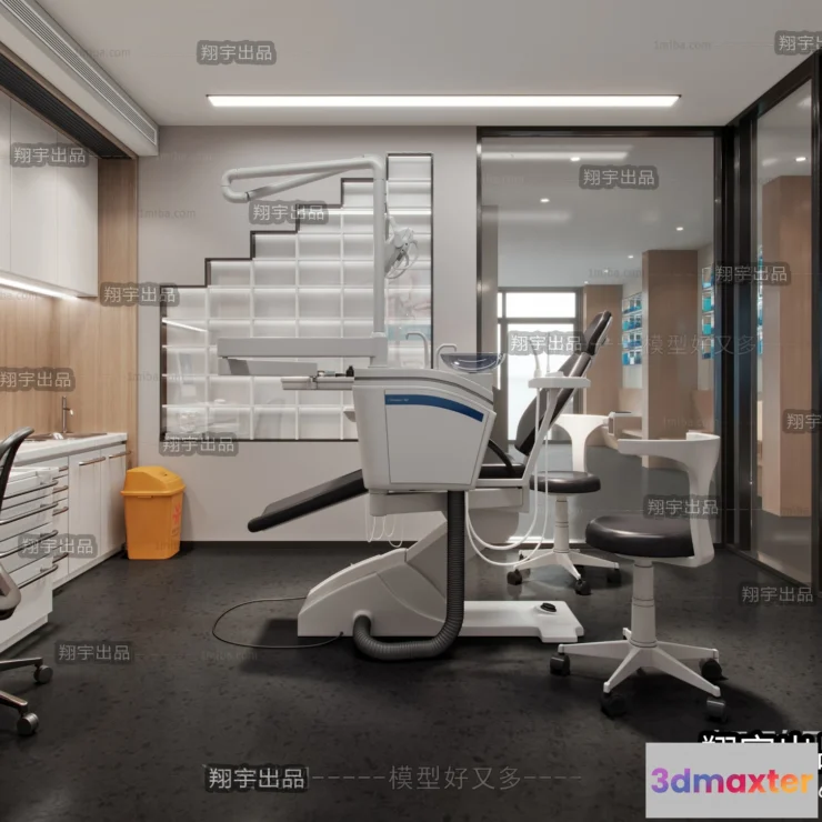 1358926 - Hospital 3D Interior Scene - 3D Models - 013 3D Max