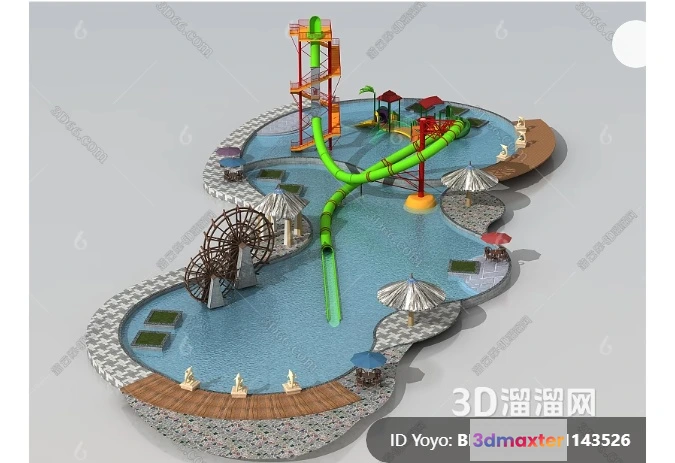 1359032 - Amusement Park for Kid - 3D Model - 002 3D Max