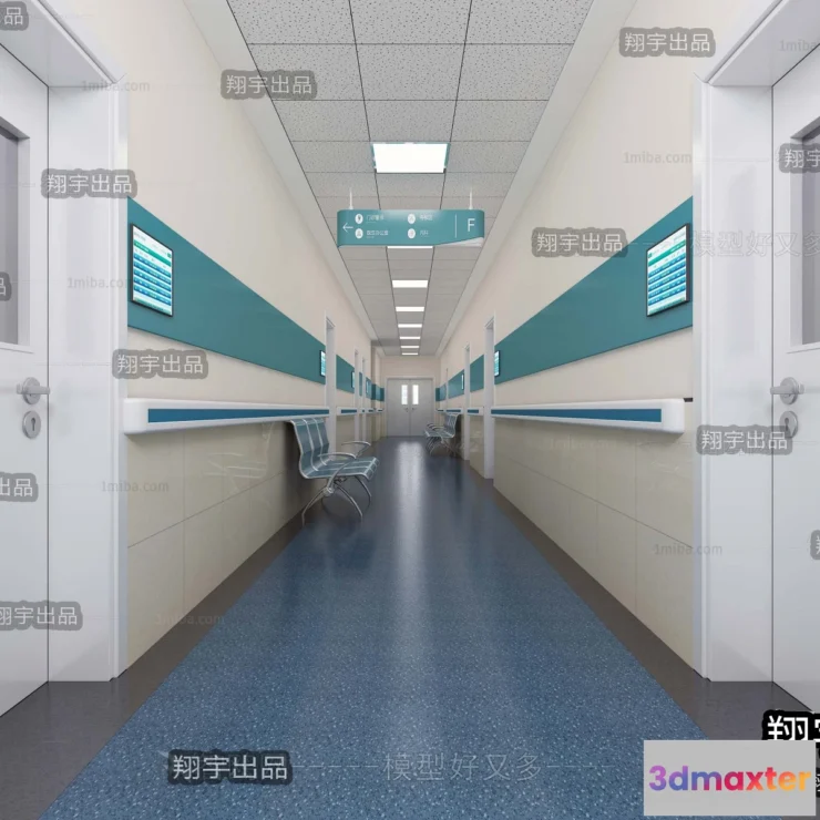 1359112 - Hospital 3D Interior Scene - 3D Models - 016 3D Max