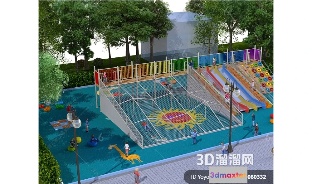 1359124 - Amusement Park for Kid - 3D Model - 003 3D Max
