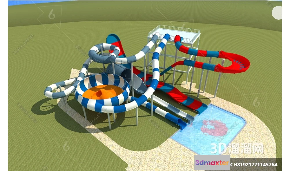 1359189 - Amusement Park for Kid - 3D Model - 004 3D Max