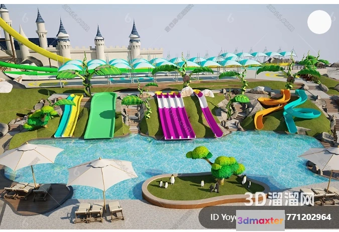 1359263 - Amusement Park for Kid - 3D Model - 005 3D Max