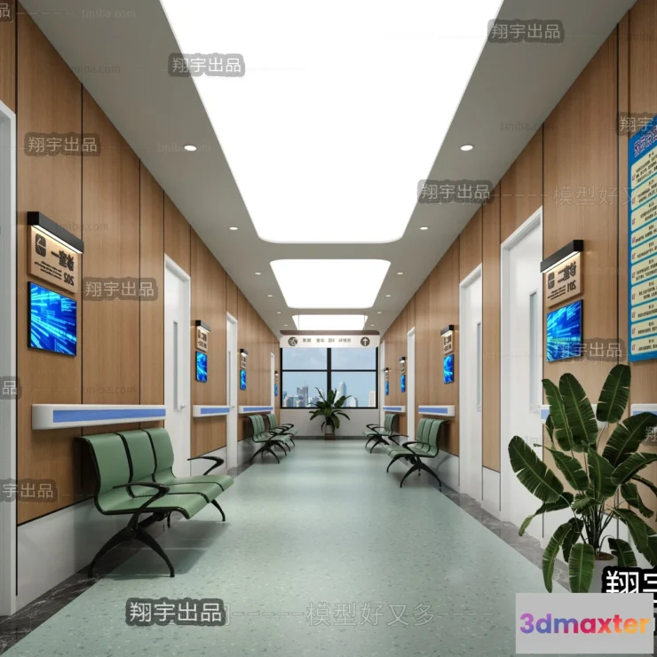 1359296 - Hospital 3D Interior Scene - 3D Models - 018 3D Max