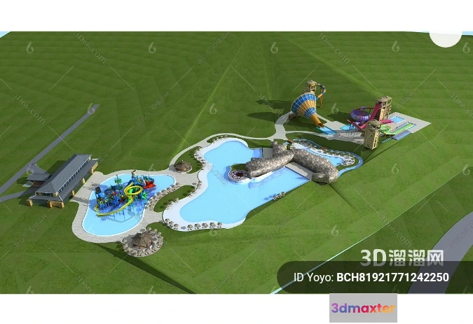 1359332 - Amusement Park for Kid - 3D Model - 006 3D Max
