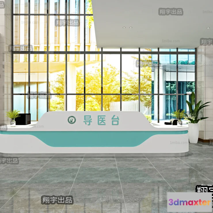 1359364 - Hospital 3D Interior Scene - 3D Models - 019 3D Max