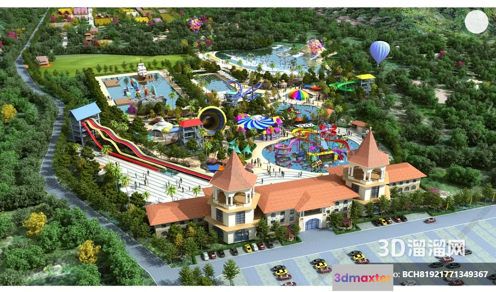1359464 - Amusement Park for Kid - 3D Model - 008 3D Max