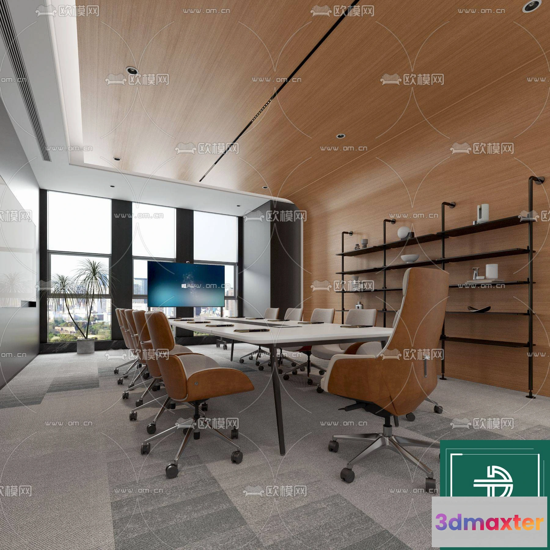 1359489 - Meeting Room 3D Scene - Interior Design - 096 3D Max