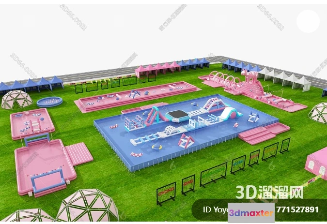 1359602 - Amusement Park for Kid - 3D Model - 010 3D Max