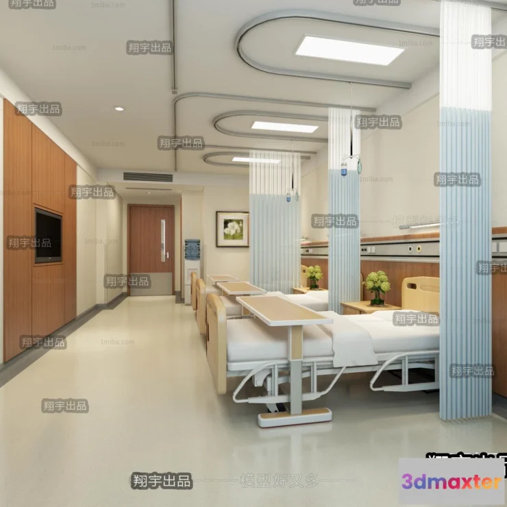 1359618 - Hospital 3D Interior Scene - 3D Models - 023 3D Max