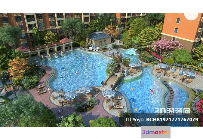 1359719 - Amusement Park for Kid - 3D Model - 012 3D Max