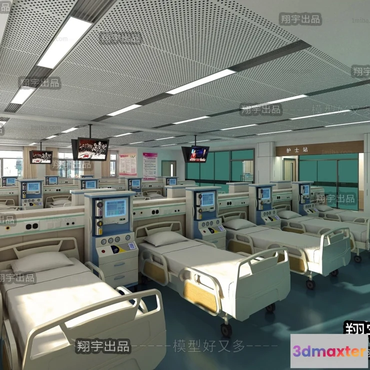 1359815 - Hospital 3D Interior Scene - 3D Models - 026 3D Max