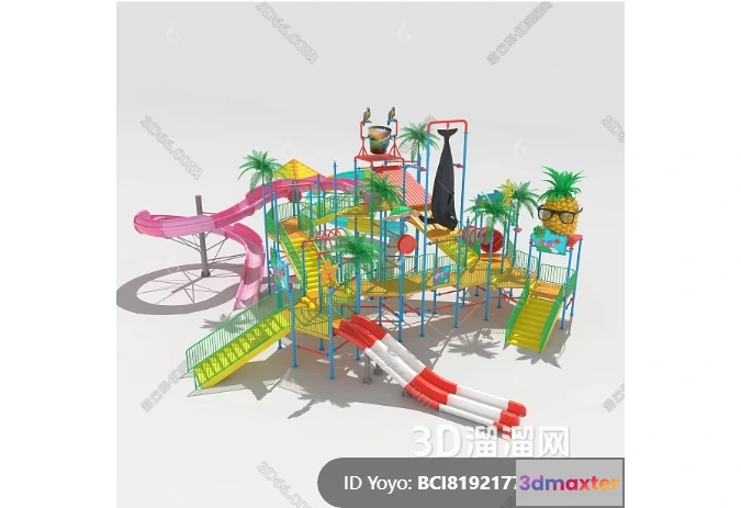 1359856 - Amusement Park for Kid - 3D Model - 014 3D Max