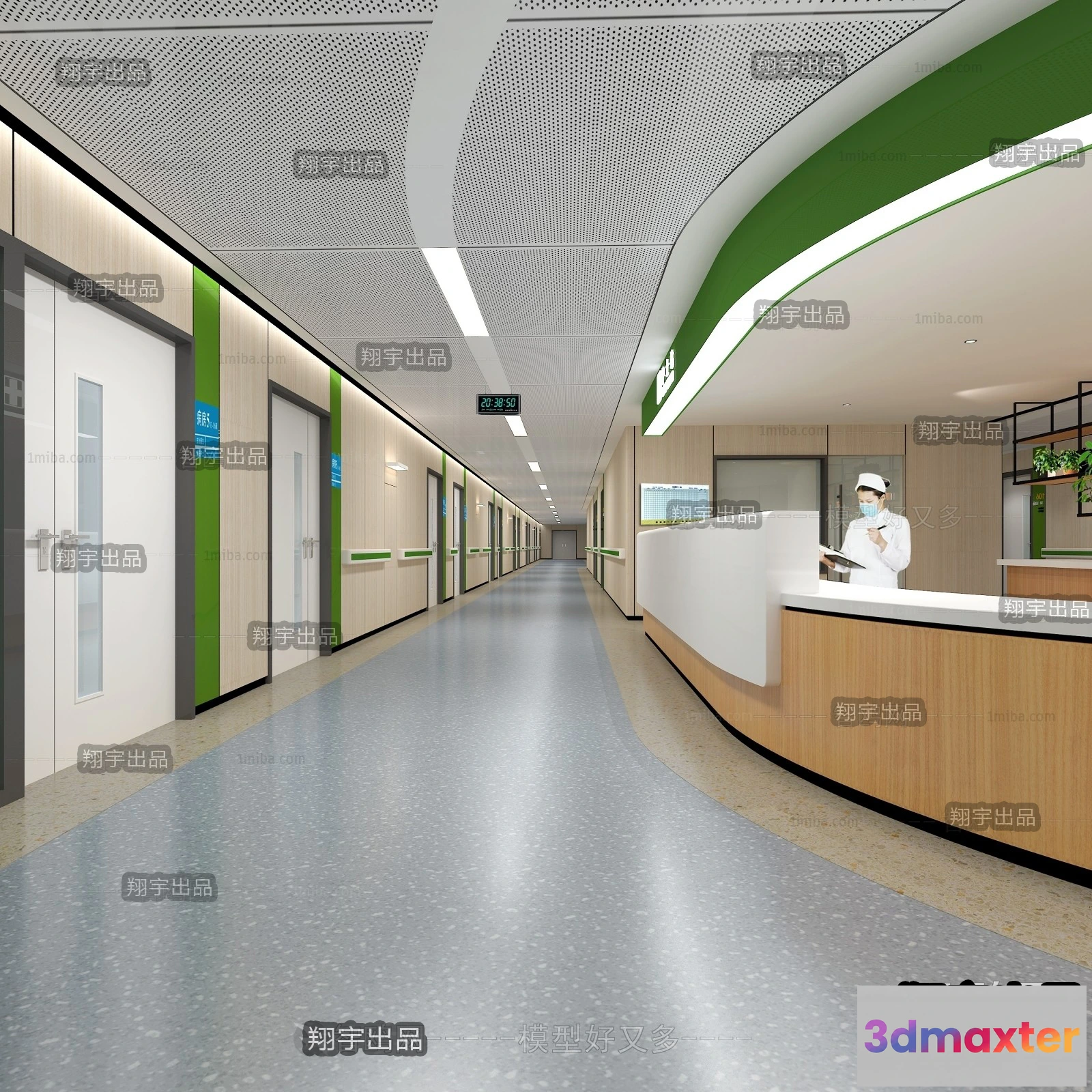 1359961 - Hospital 3D Interior Scene - 3D Models - 028 3D Max