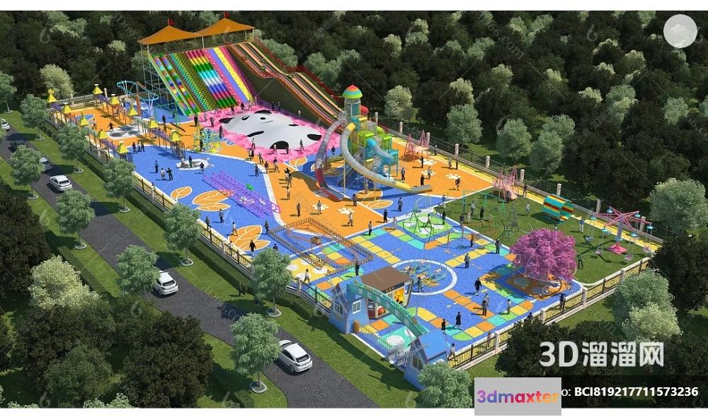 1359985 - Amusement Park for Kid - 3D Model - 016 3D Max