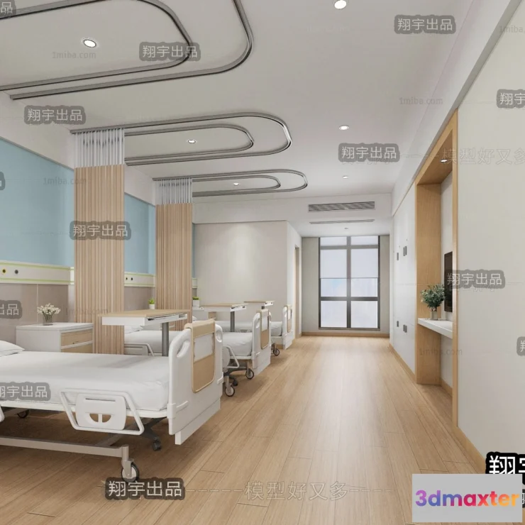 1360035 - Hospital 3D Interior Scene - 3D Models - 029 3D Max