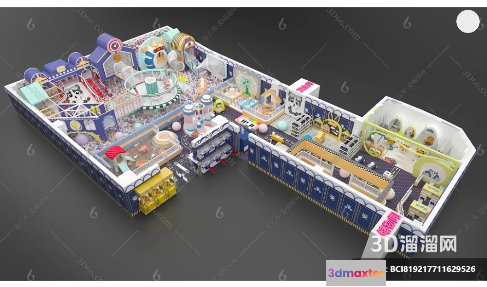 1360054 - Amusement Park for Kid - 3D Model - 017 3D Max