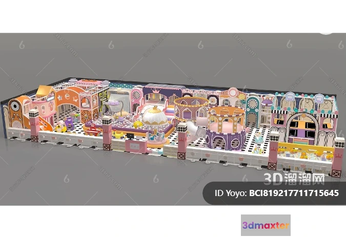 1360107 - Amusement Park for Kid - 3D Model - 018 3D Max