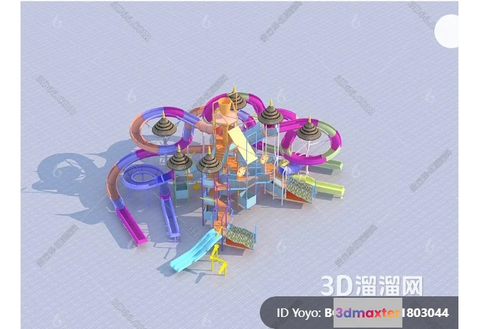 1360241 - Amusement Park for Kid - 3D Model - 020 3D Max