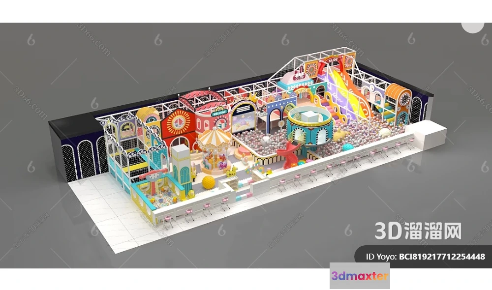 1360309 - Amusement Park for Kid - 3D Model - 021 3D Max
