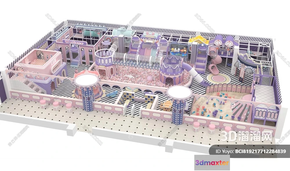 1360372 - Amusement Park for Kid - 3D Model - 022 3D Max