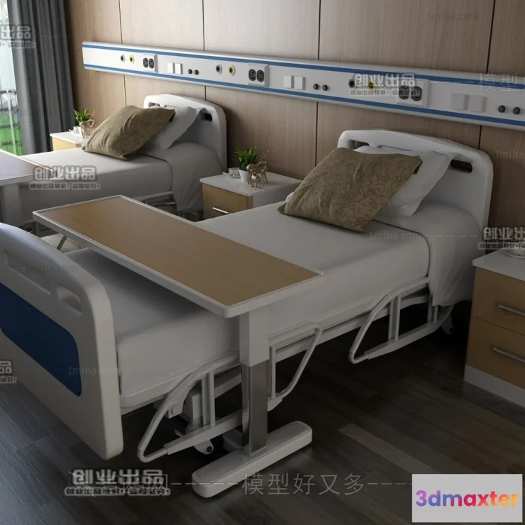 1360437 - Hospital 3D Interior Scene - 3D Models - 035 3D Max
