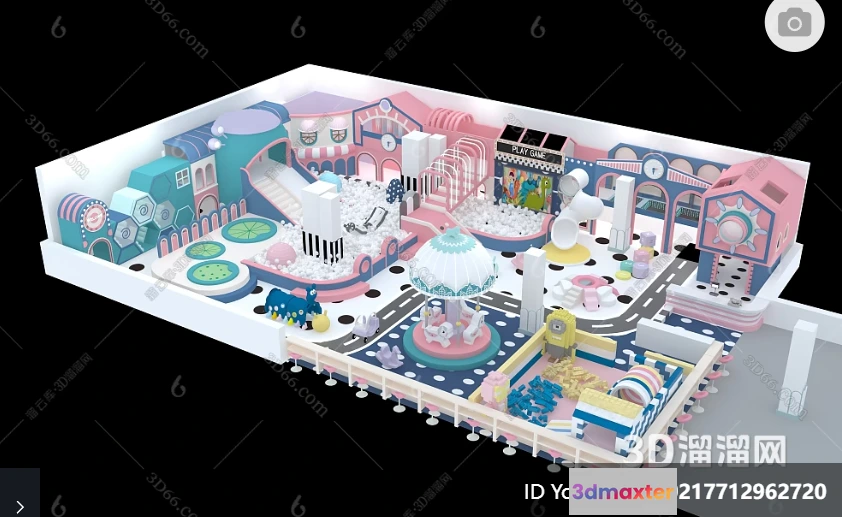 1360576 - Amusement Park for Kid - 3D Model - 025 3D Max