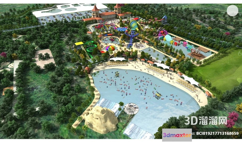 1360632 - Amusement Park for Kid - 3D Model - 026 3D Max