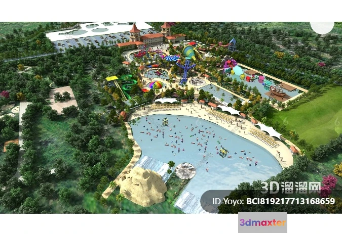 1360696 - Amusement Park for Kid - 3D Model - 027 3D Max