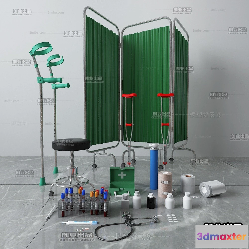 1360700 - Hospital 3D Interior Scene - 3D Models - 039 3D Max