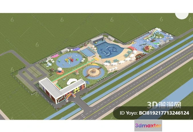 1360768 - Amusement Park for Kid - 3D Model - 028 3D Max