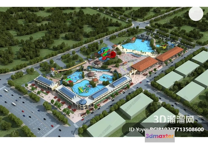 1360827 - Amusement Park for Kid - 3D Model - 029 3D Max