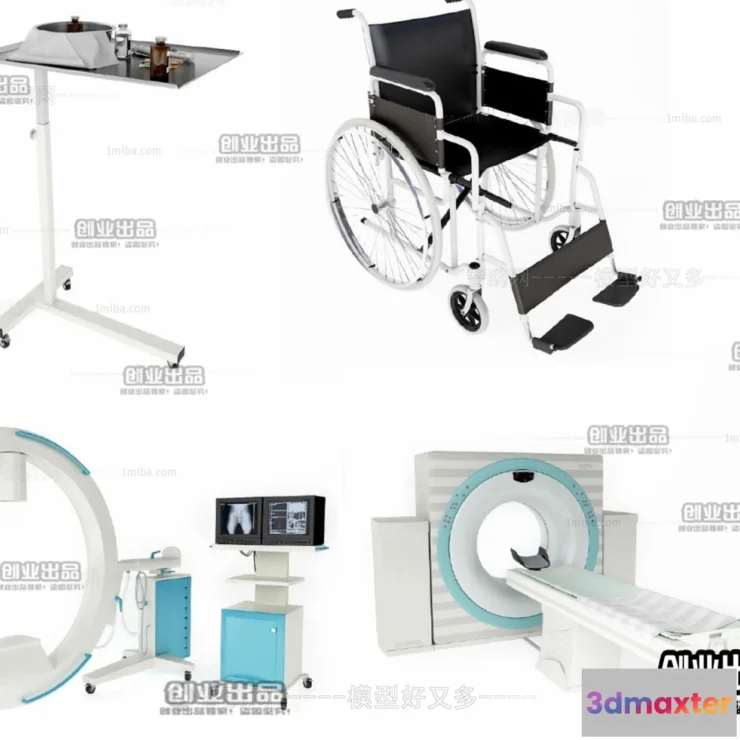 1361256 - Hospital 3D Interior Scene - 3D Models - 047 3D Max