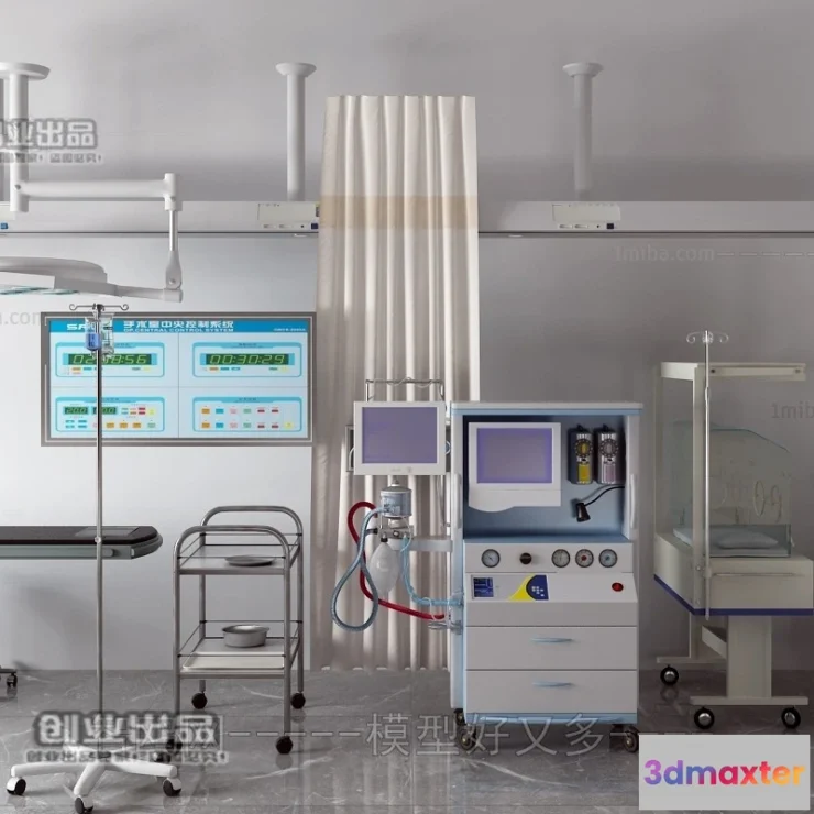 1361326 - Hospital 3D Interior Scene - 3D Models - 048 3D Max