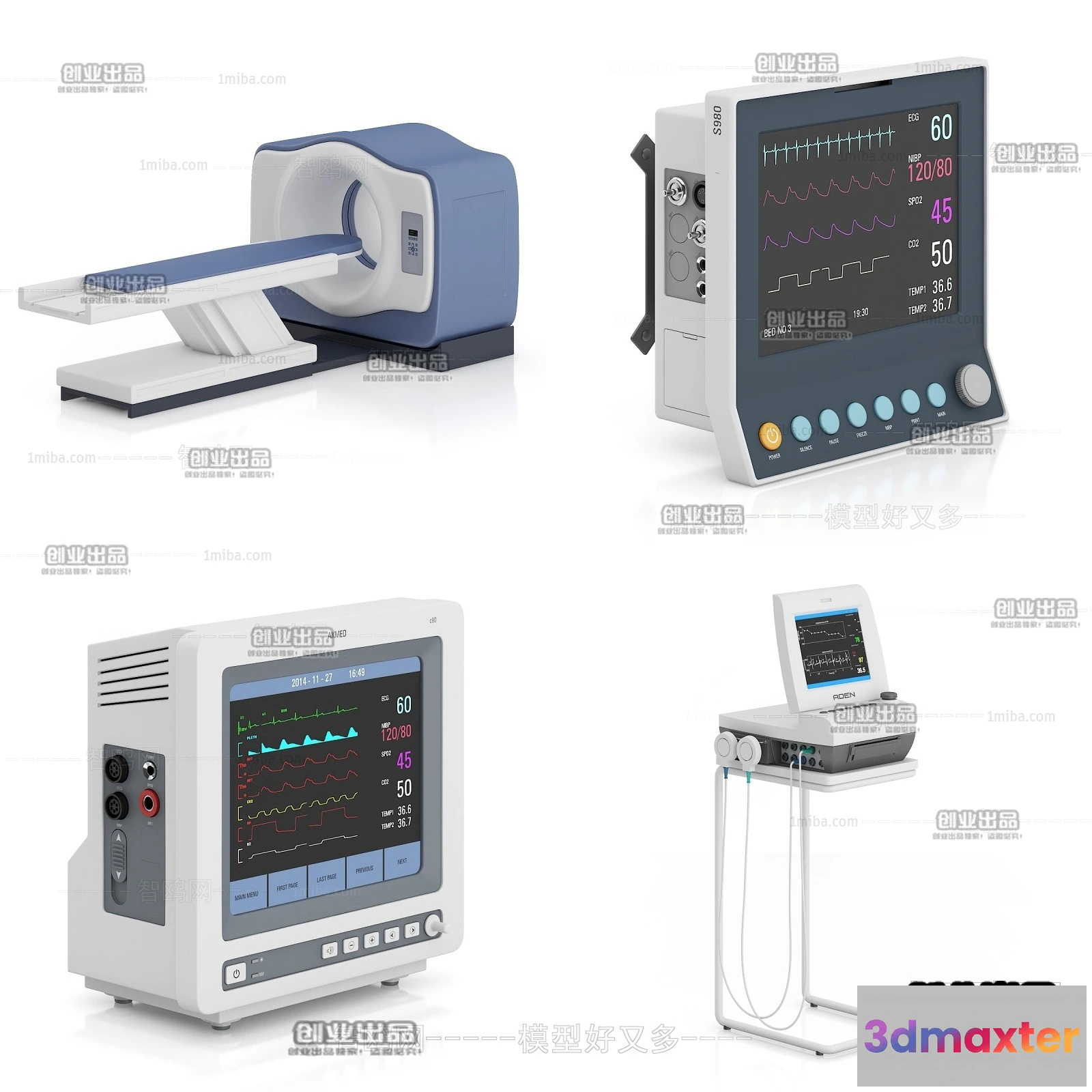 1361401 - Hospital 3D Interior Scene - 3D Models - 049 3D Max