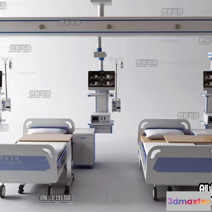 1361469 - Hospital 3D Interior Scene - 3D Models - 050 3D Max
