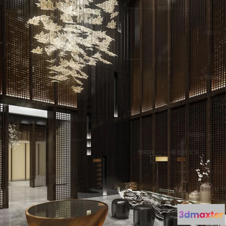 1361739 - Hotel - Lobby - 3D Interior Scene - 3D Models - 477 3D Max