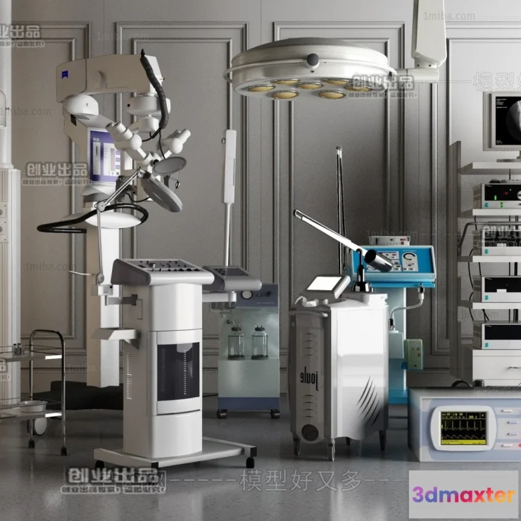 1361741 - Hospital 3D Interior Scene - 3D Models - 054 3D Max