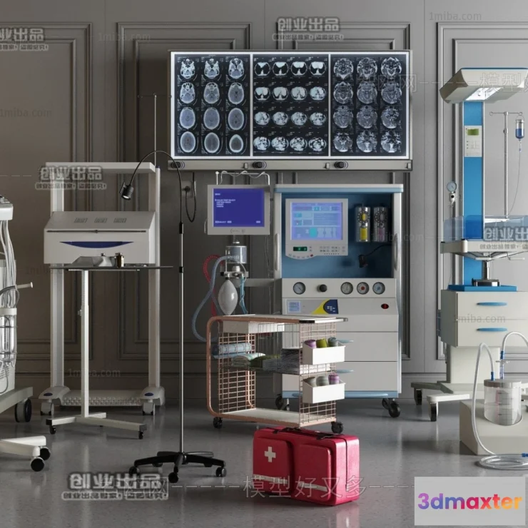 1361805 - Hospital 3D Interior Scene - 3D Models - 055 3D Max