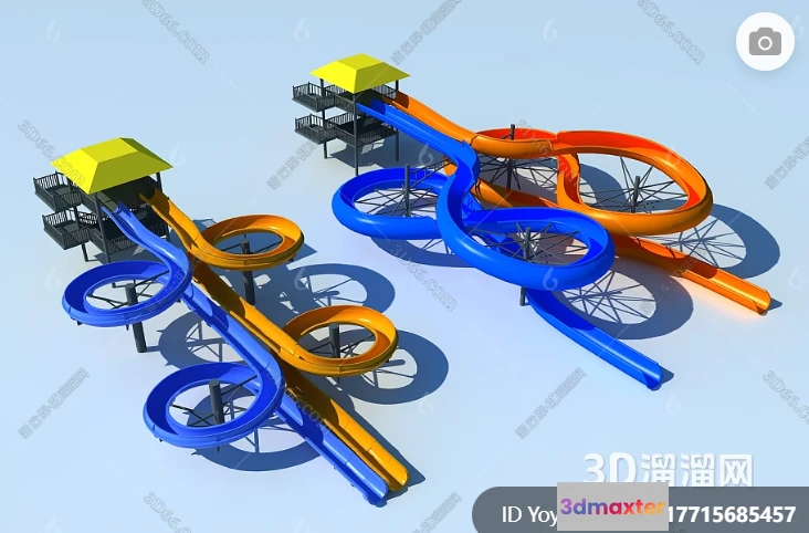 1361914 - Amusement Park for Kid - 3D Model - 045 3D Max