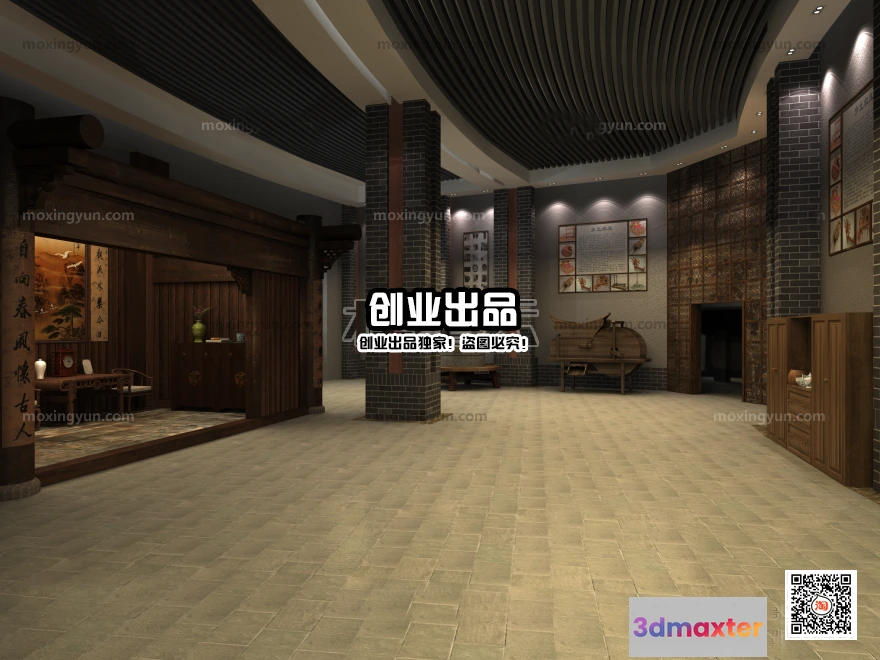1362309 - Homestay 3D Interior Scene - 3D Models - 001 3D Max